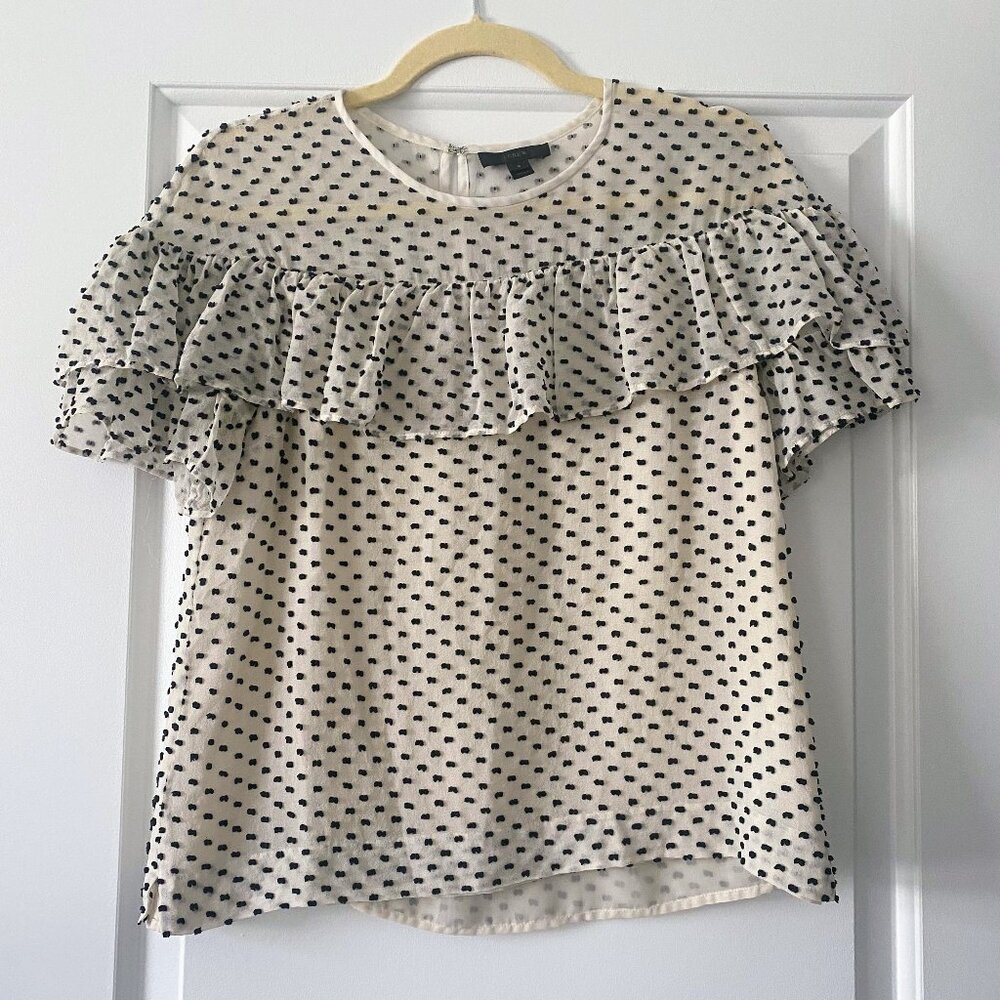 JCrew Polka Dot Blouse